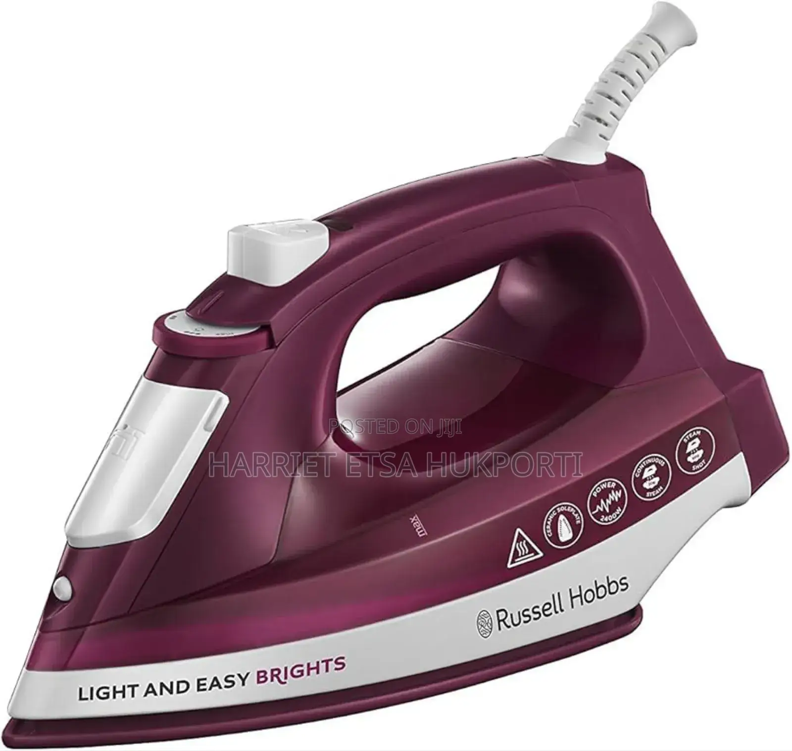 2400 W Brand New Russell Hobbs Steam Iron From Germany