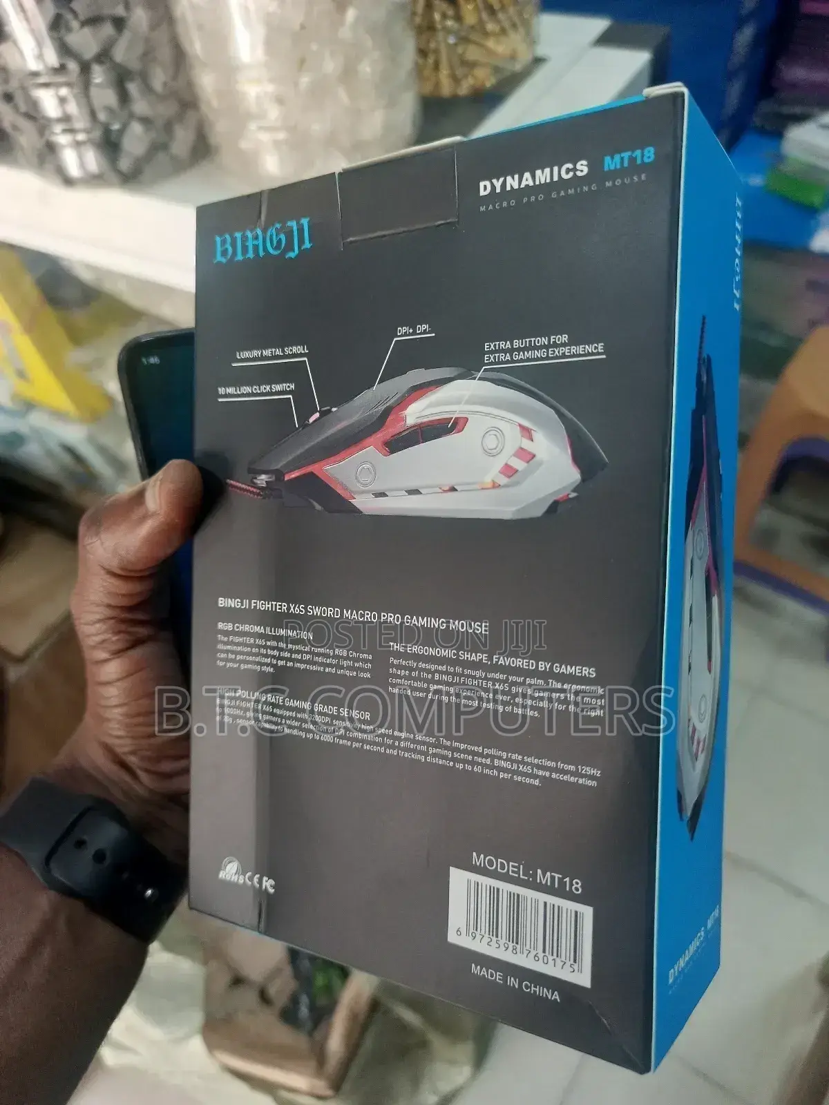 Dynamic MT18 Pro Gaming Mouse Specially for Pubg Lovers /