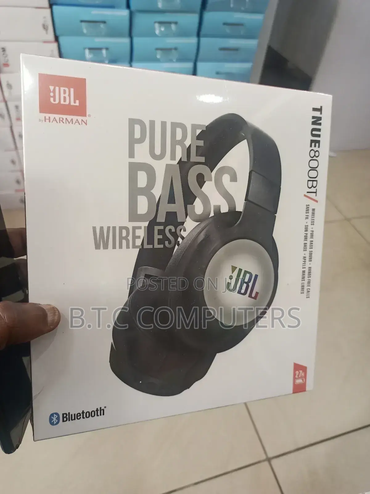 JBL Harman Tune800bt Headphones