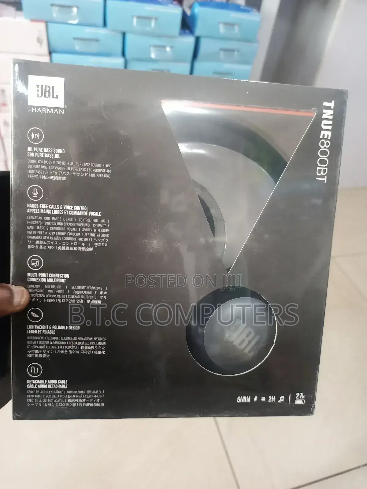 JBL Harman Tune800bt Headphones