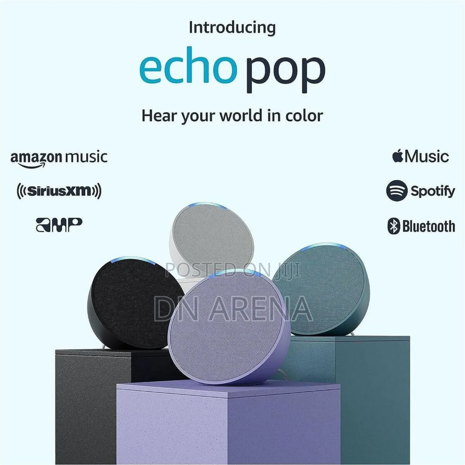Amazon - Echo Pop (1st Generation) Smart Speaker With Alexa