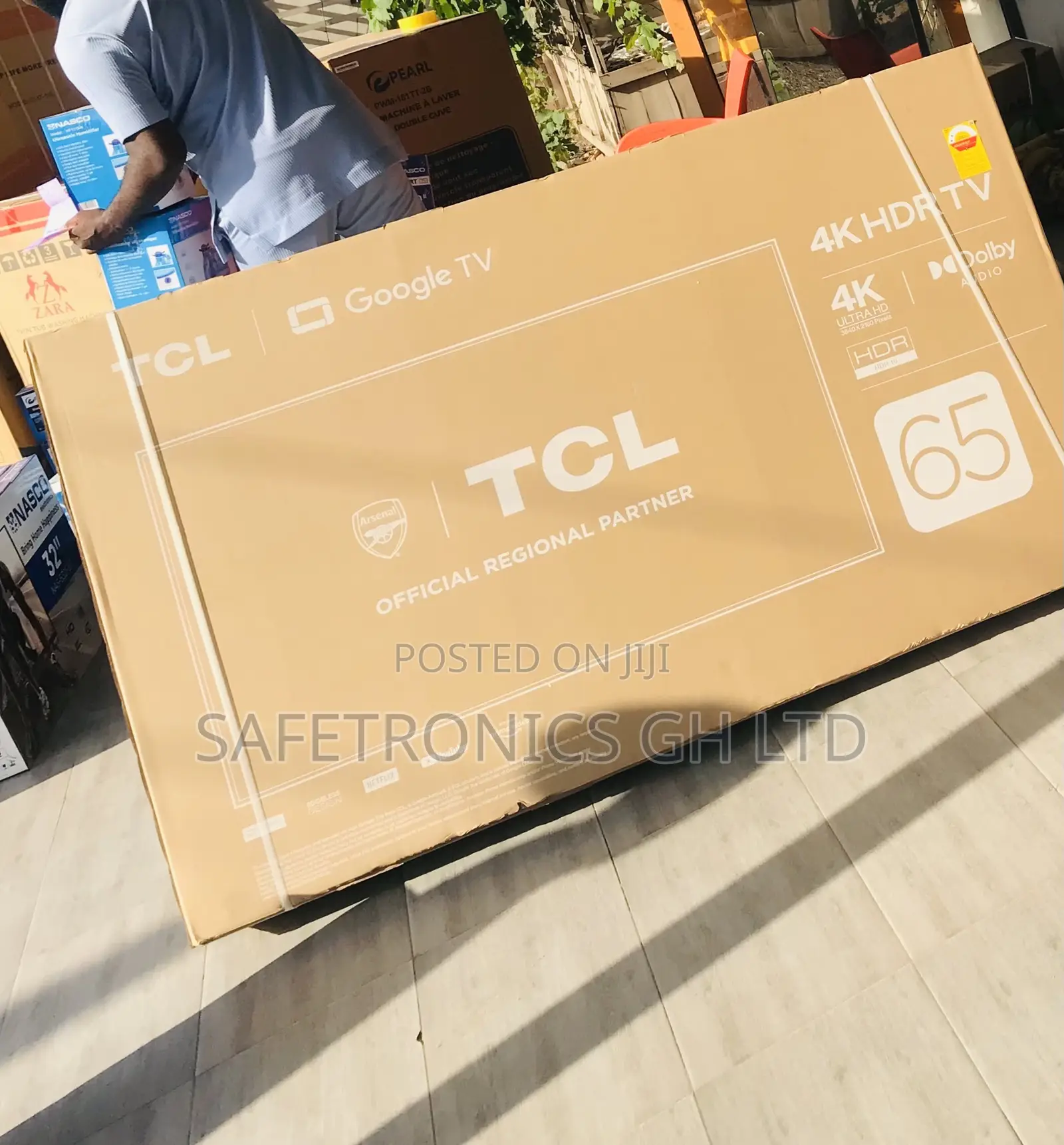 TCL Dynamic 65 Inch Smart Led P635 Black Tv