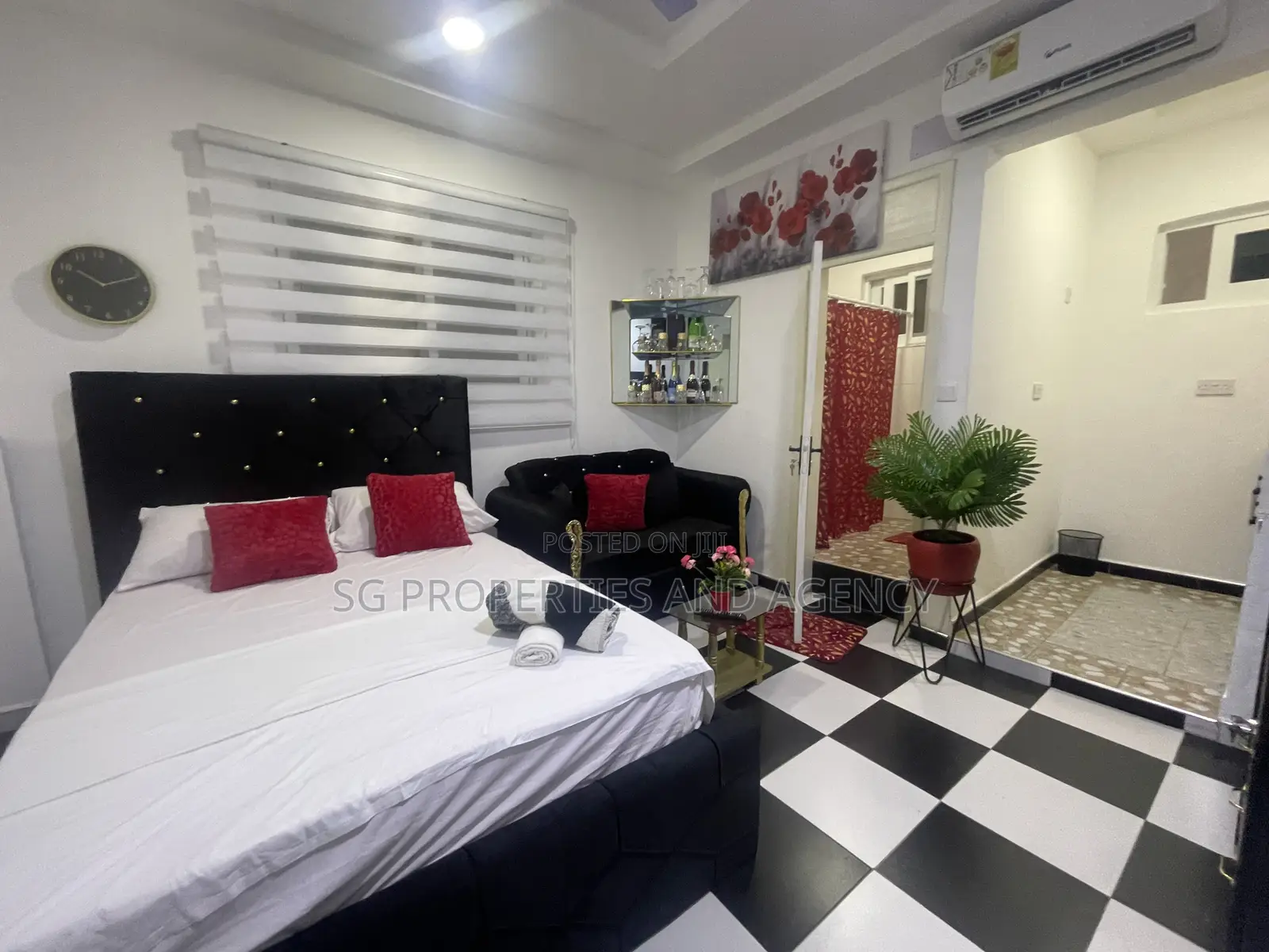 Furnished 1bdrm Apartment in Coca Cola, Spintex for rent