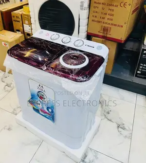 Zara Best at Shop 5kg Topload Washing Machine White and Red