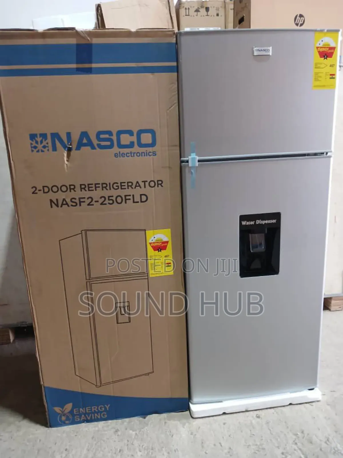 Nasco Fridge Top Freezer 210 Ltr With Water Dispenser