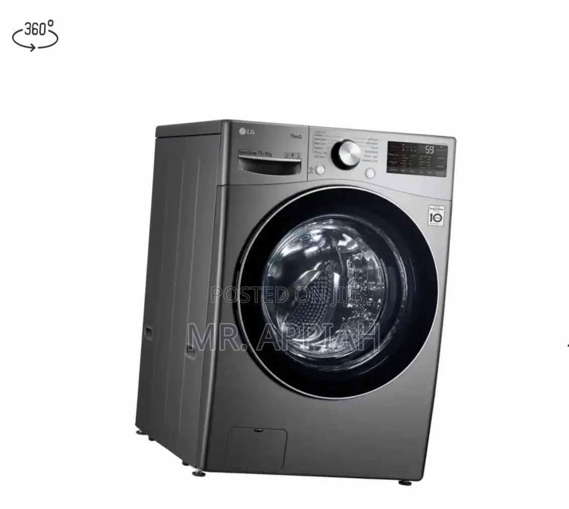 Fabulous LG F0L9DGP2S 15/8kg Front Load Washing Machine 