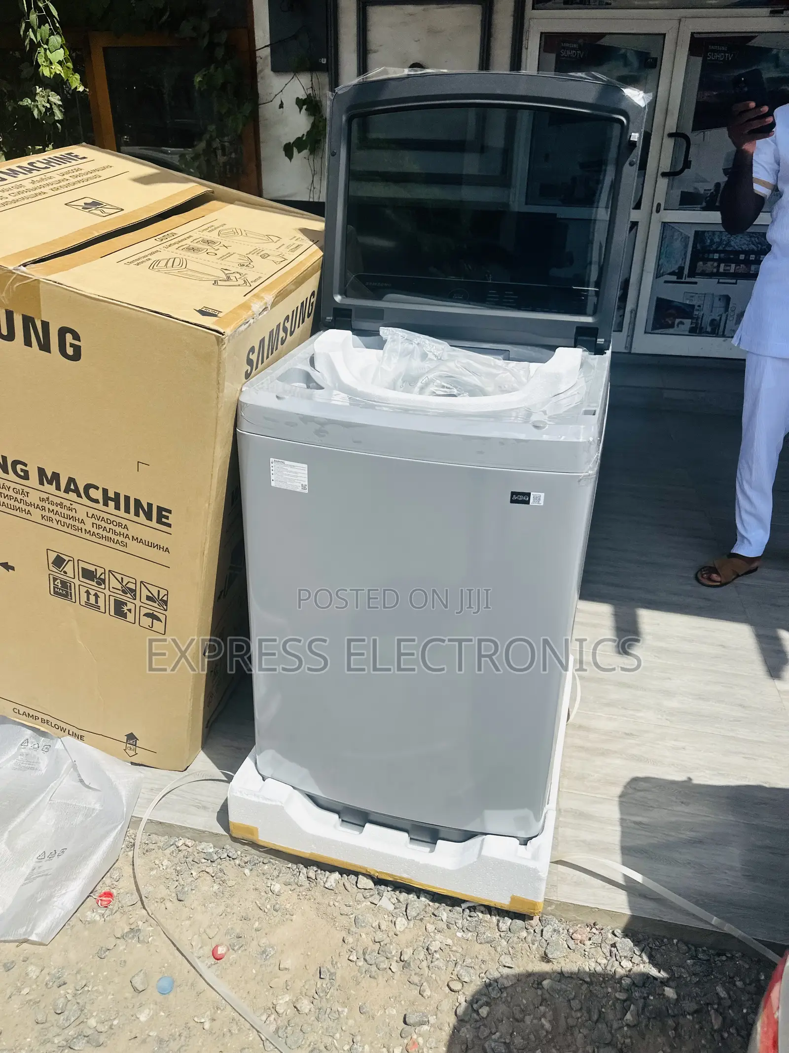 Stainless Steel 13kg Topload Full Automatic Samsung