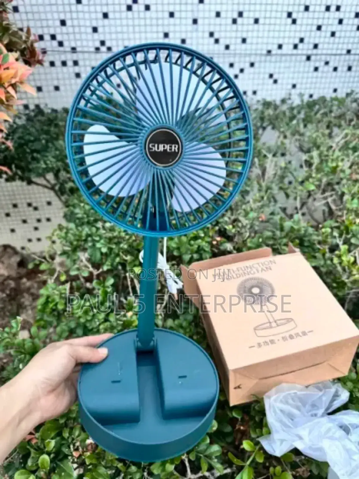 Foldable Reachargeable Fan