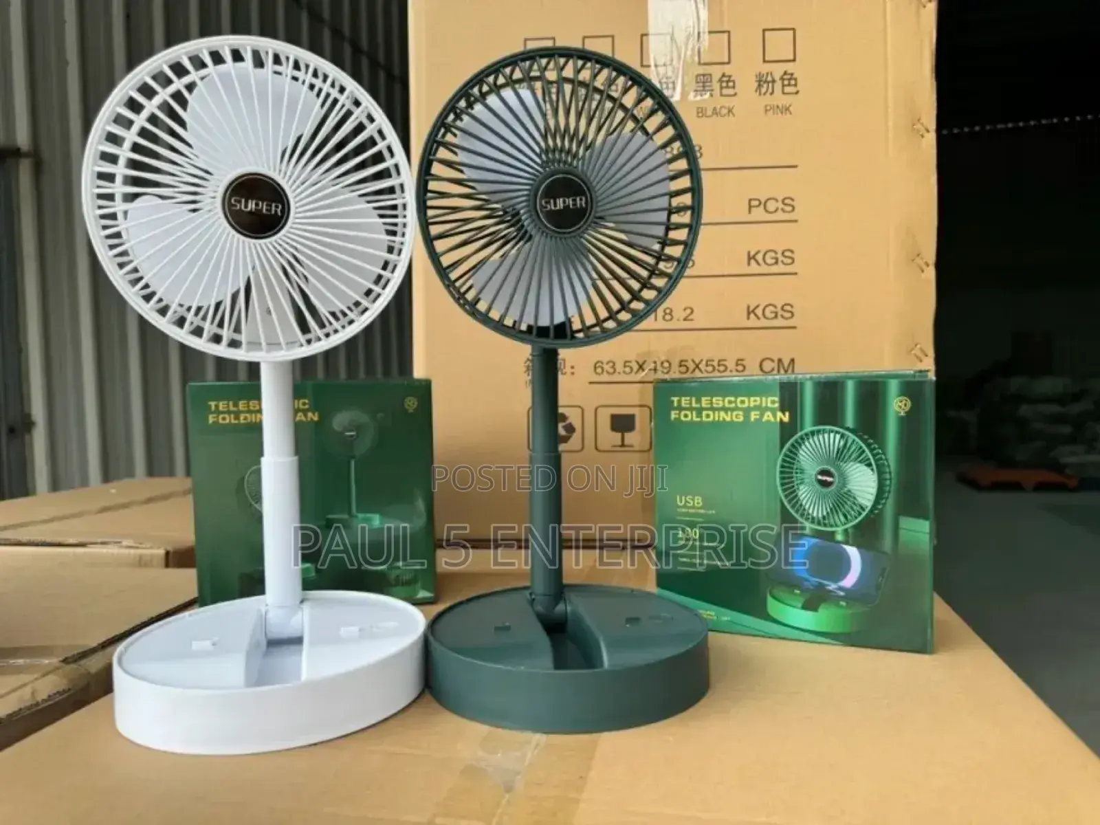 Foldable Reachargeable Fan
