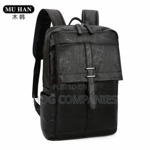 Quality Leather Travel Tablet Laptop Bag School Backpack