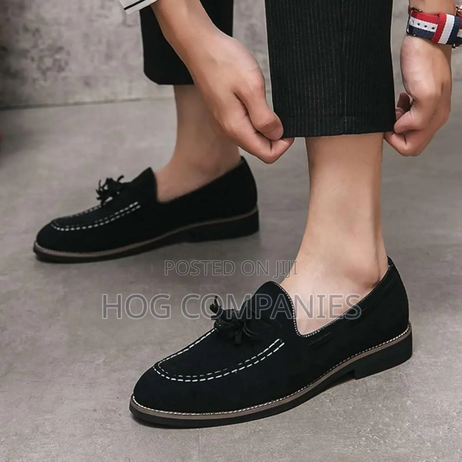 Men's Oxford Leather Loafers Shoes