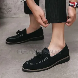 Men's Oxford Leather Loafers Shoes