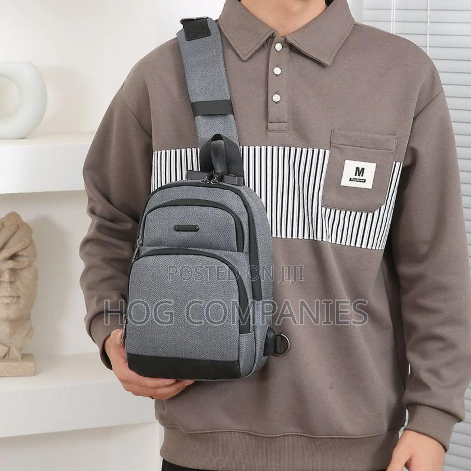 Waterproof Crossbody Travel Hiking Sling Shoulder Side Bag