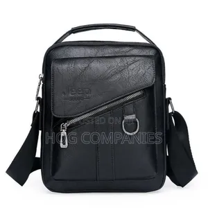 Men's Leather Crossbody Sling Messenger Bag