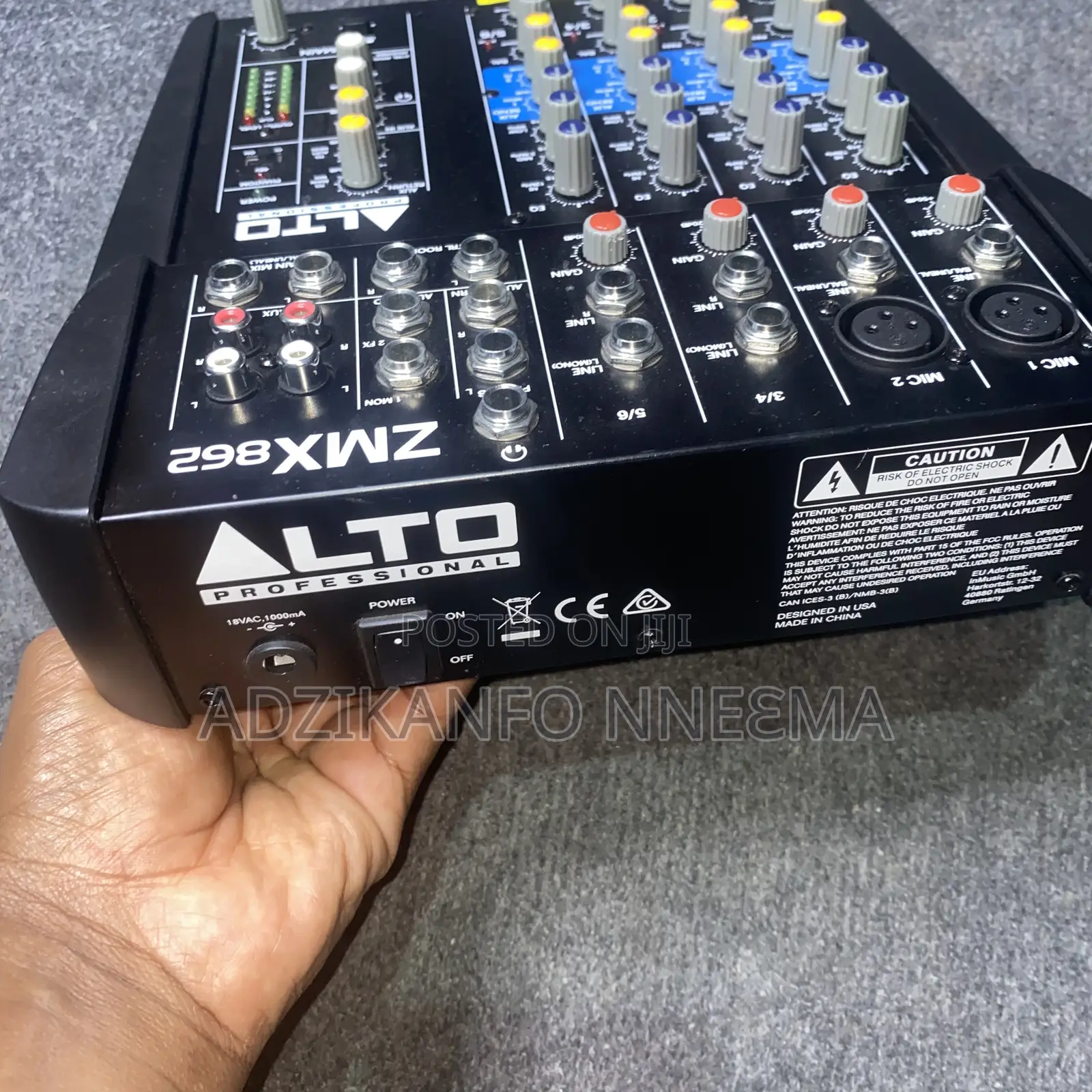 Alto Professional Zmx862 Compact Live Sound Mixer 6-Channel