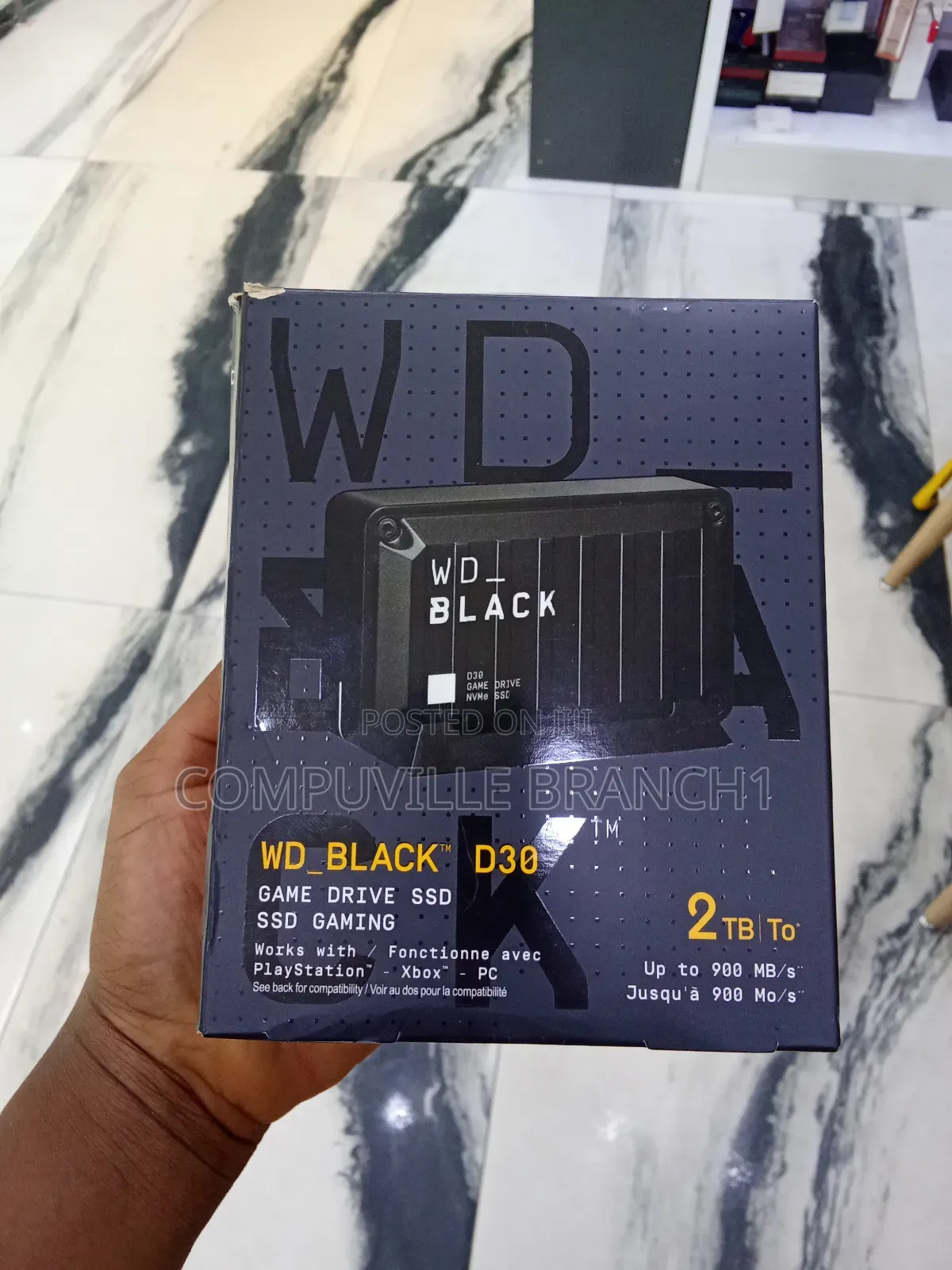 The WD Black D30 Game Drive SSD