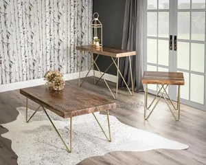 Steve Silver Co Walter Brass Inlay Cocktail Table, WT300C