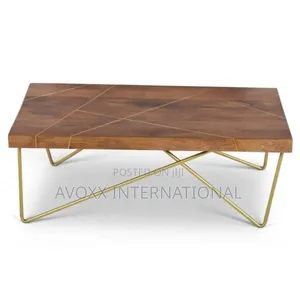 Steve Silver Co Walter Brass Inlay Cocktail Table, WT300C