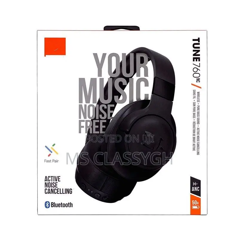 JBL Tune 760NC Bluetooth Wireless Headphones