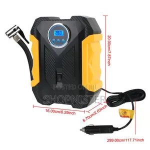 Air Compressor Digital Tire Inflation Pump Led Lamp Tire