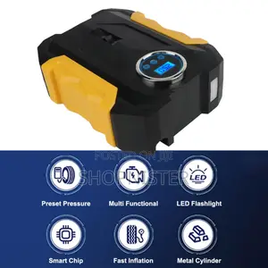 Air Compressor Digital Tire Inflation Pump Led Lamp Tire