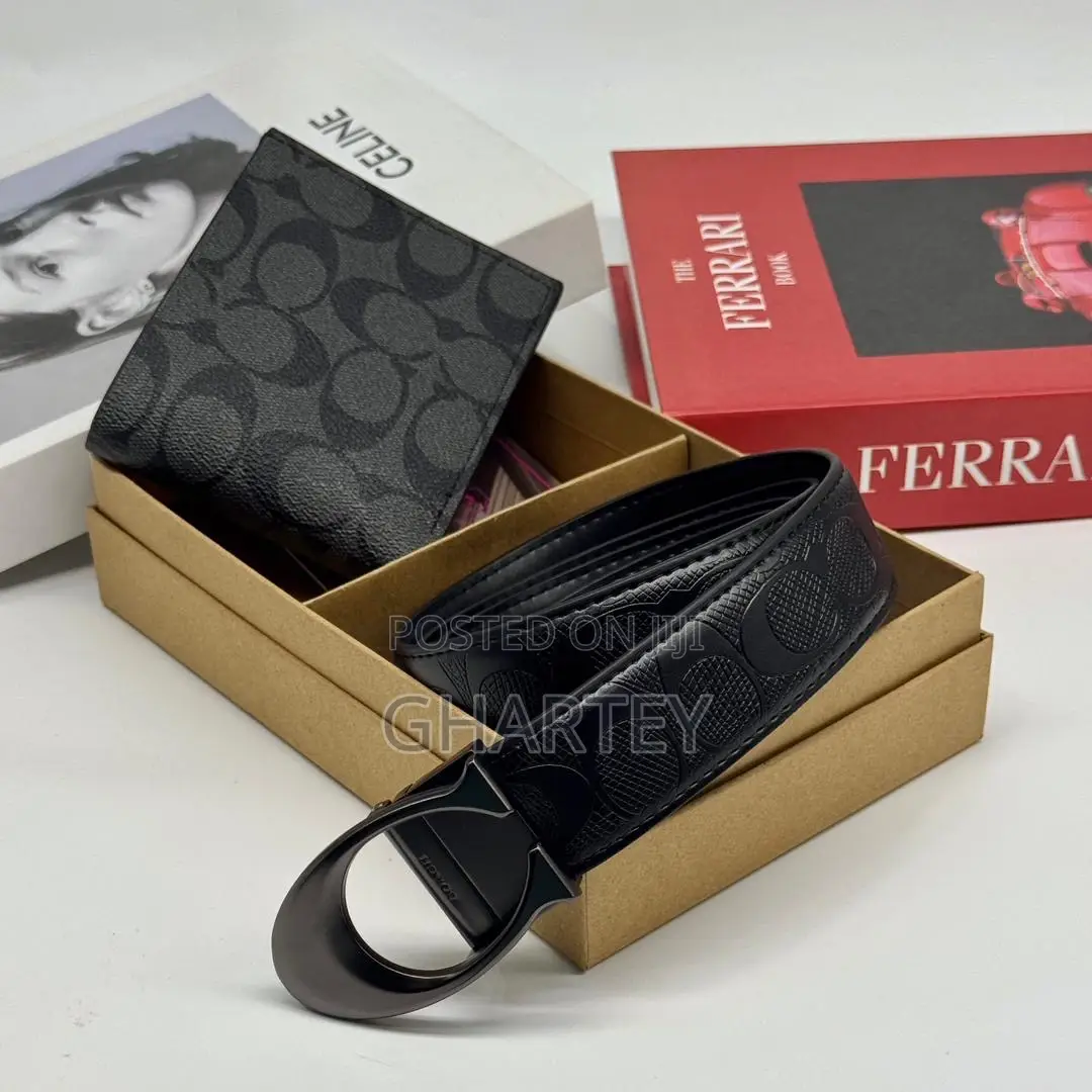 Coach Wallet Belt Combo
