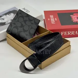 Coach Wallet Belt Combo