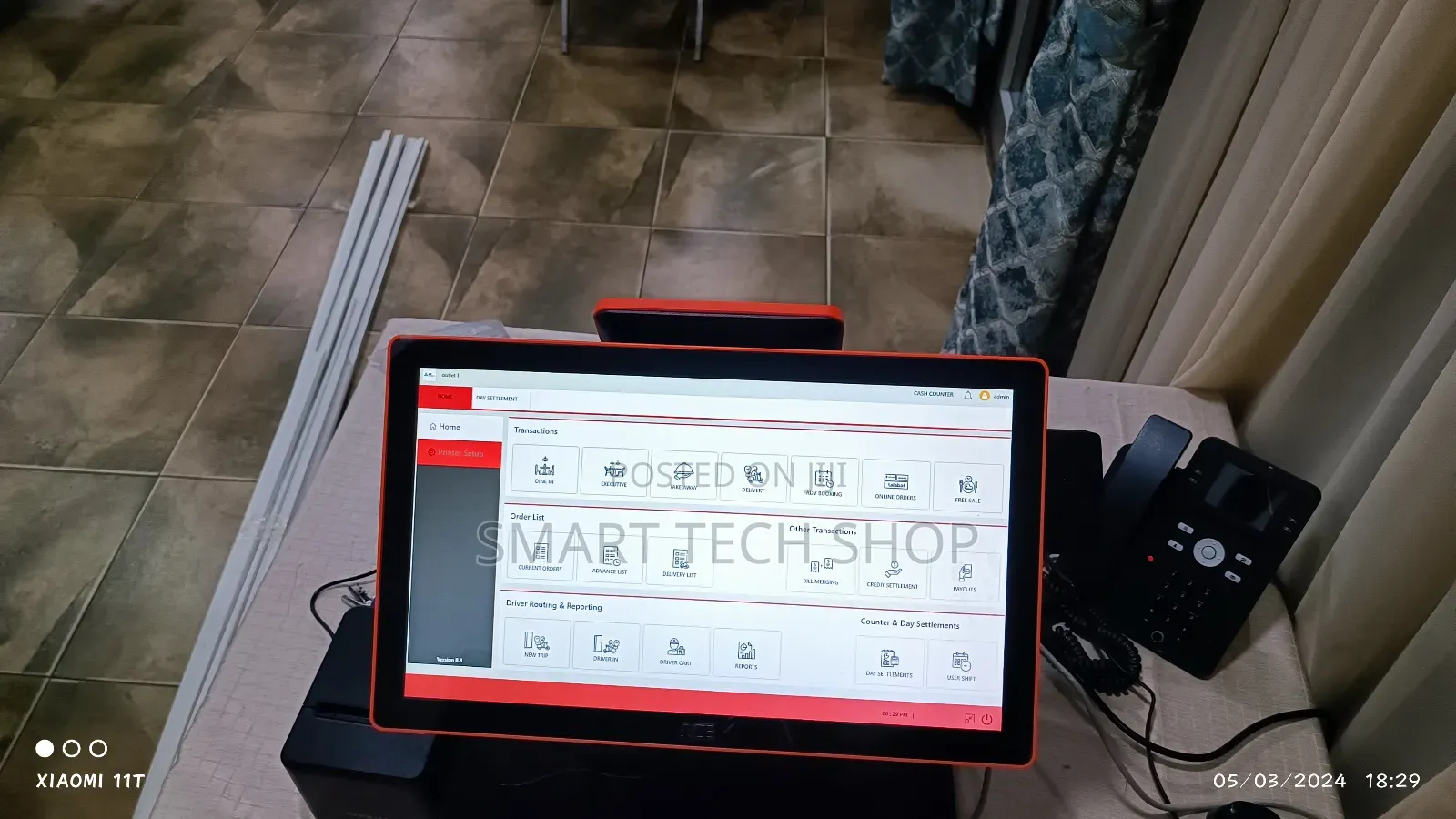 Ace 18.5 Touch Dual Screen Pos I5 8th Gen 8gb Ram 128gb Nvme, Rfid