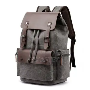 Men’S Canvas Travel Bags Large Capacity Backpacks