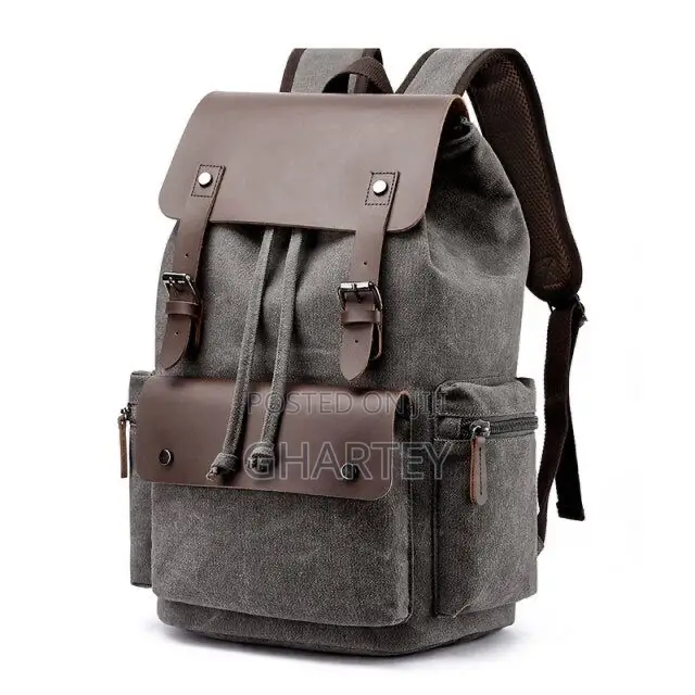 Men’S Canvas Travel Bags Large Capacity Backpacks