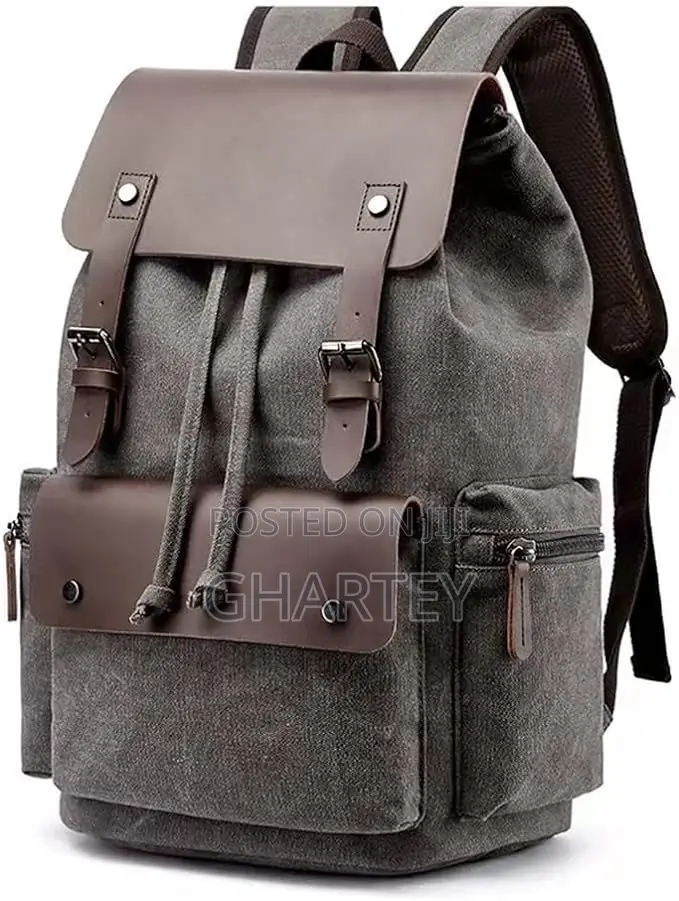 Men’S Canvas Travel Bags Large Capacity Backpacks