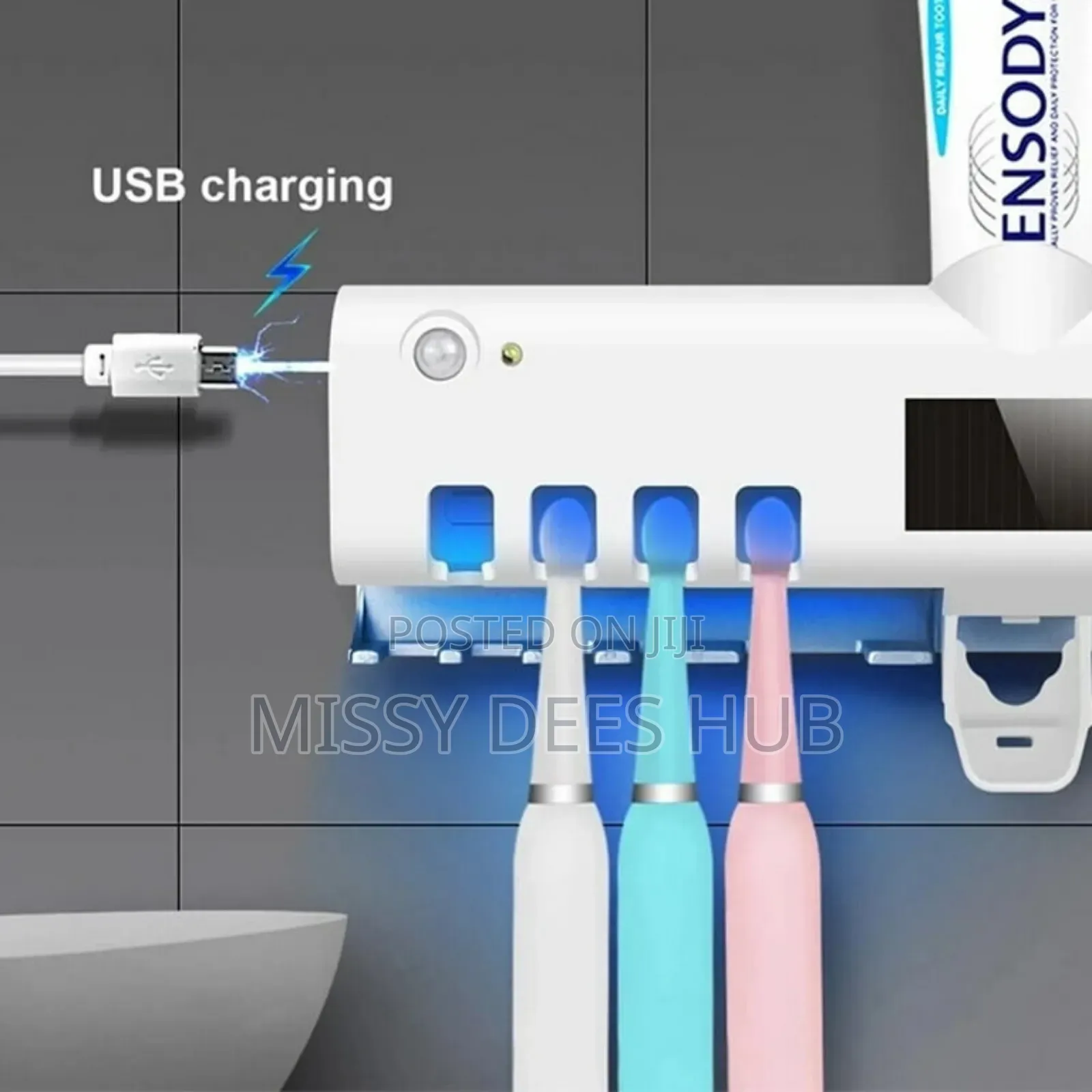 Toothpaste Dispenser With Sterilizer
