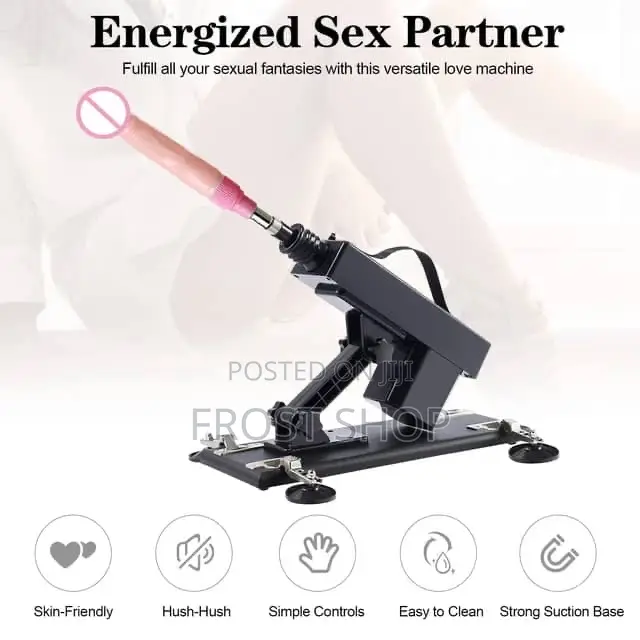 Automatic Sex Thrusting Machine_with 3 Extra Big Dildos