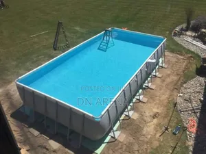 Potable 21ft by 9ft by 4.5ft Swimming Pool With Pump
