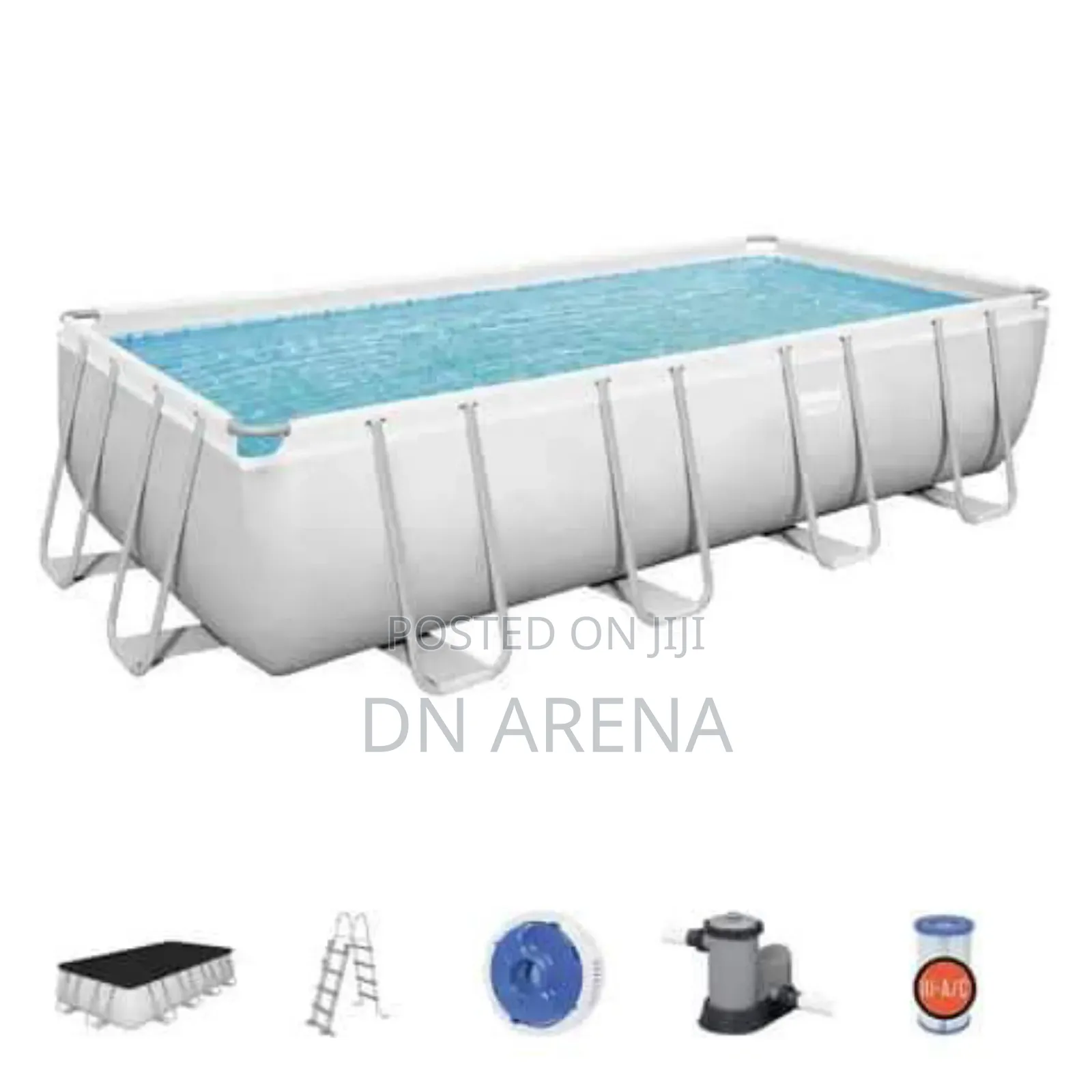 Potable 21ft by 9ft by 4.5ft Swimming Pool With Pump