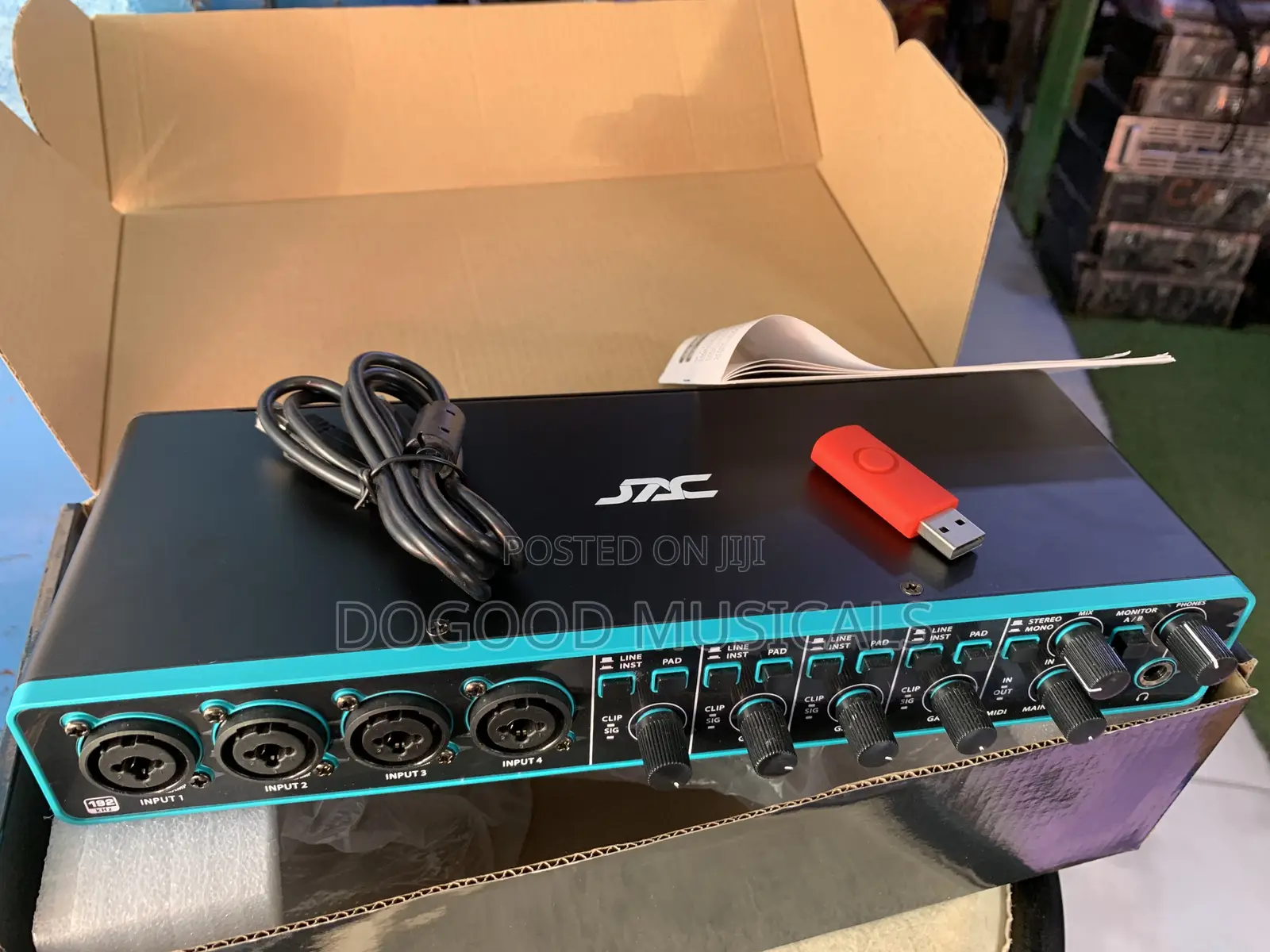 JAC-UMC404HD 4x4 USB AUDIO/MIDI INTERFACE(Sound Card)