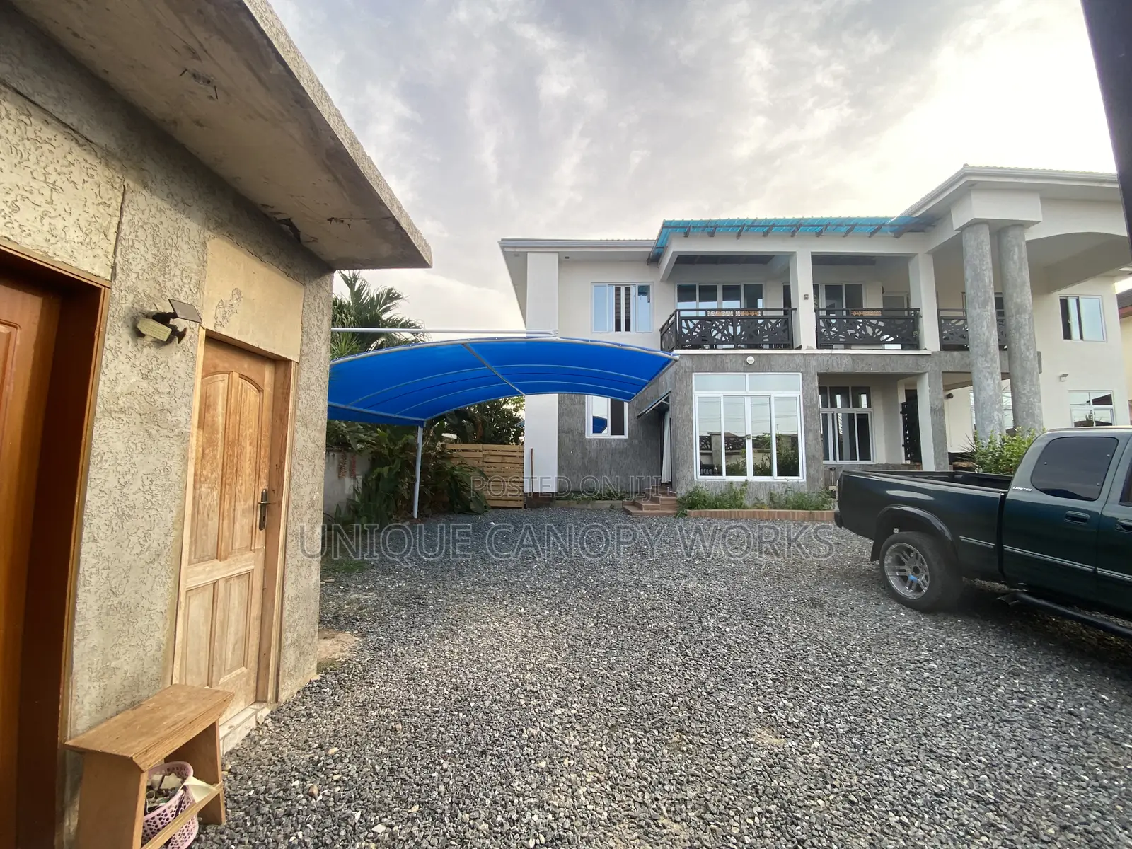Canopy for Shading Cars