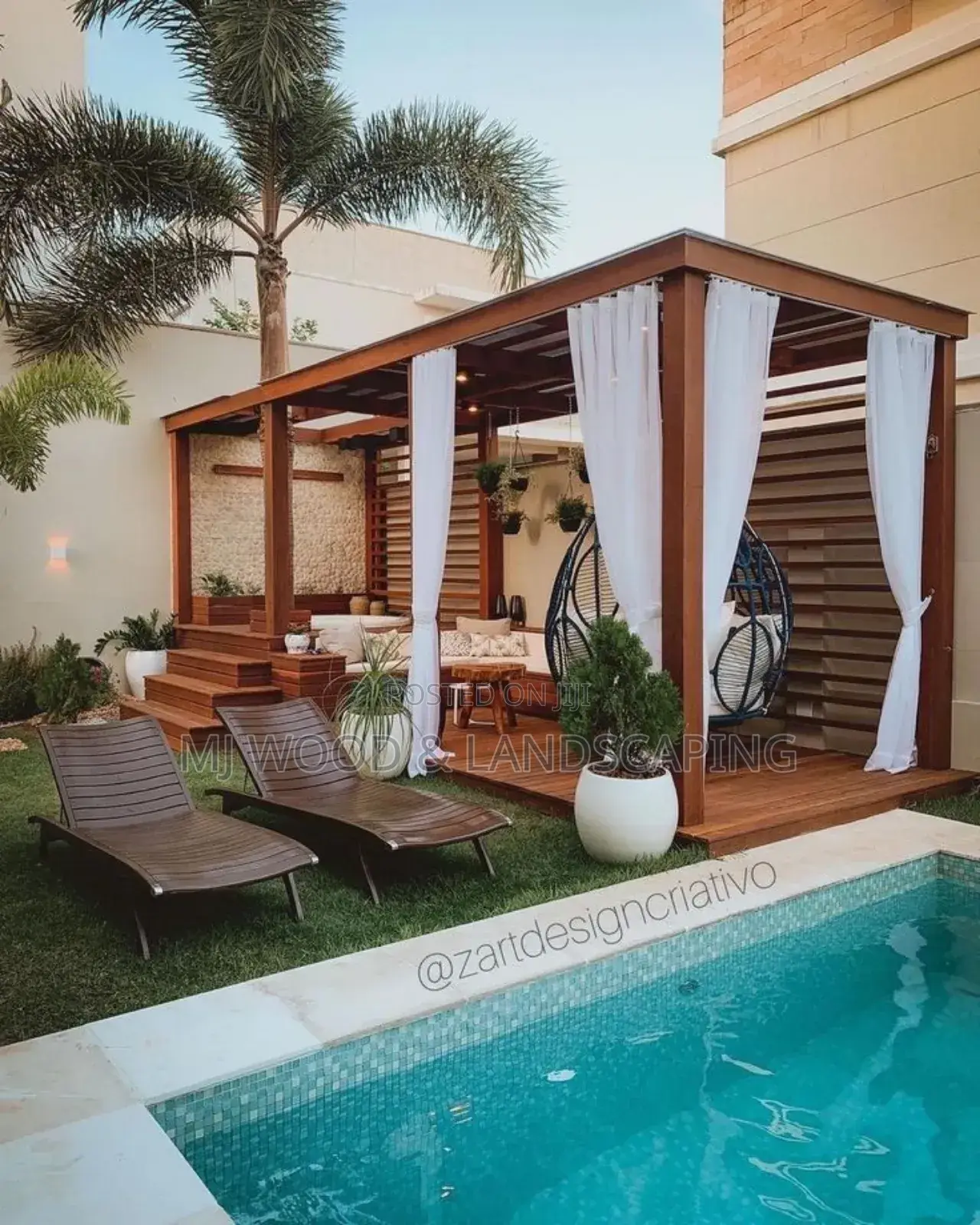 Wooden Structures(Pergola, Patio, Gazebo, Summer, Cabin Etc)