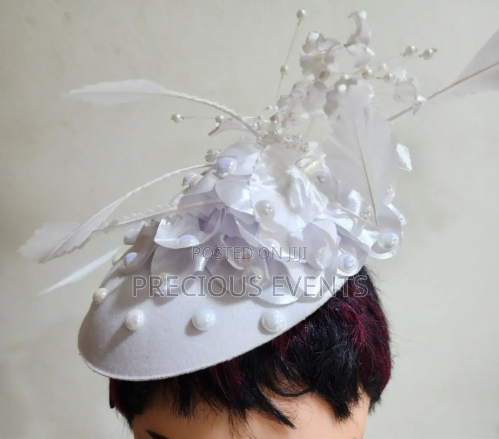 White Fascinators