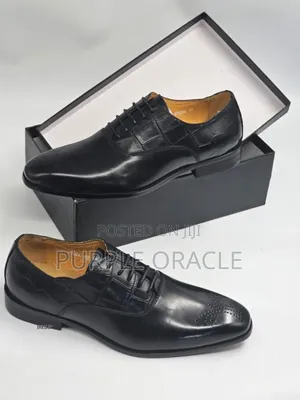 Charles and Jones Formal Black Shoes for Gentlemen