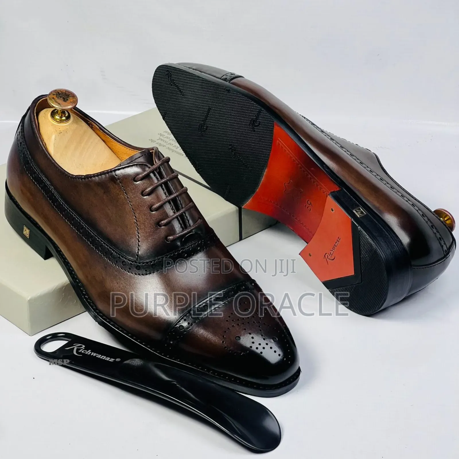 Charles and Jones Formal Black Shoes for Gentlemen
