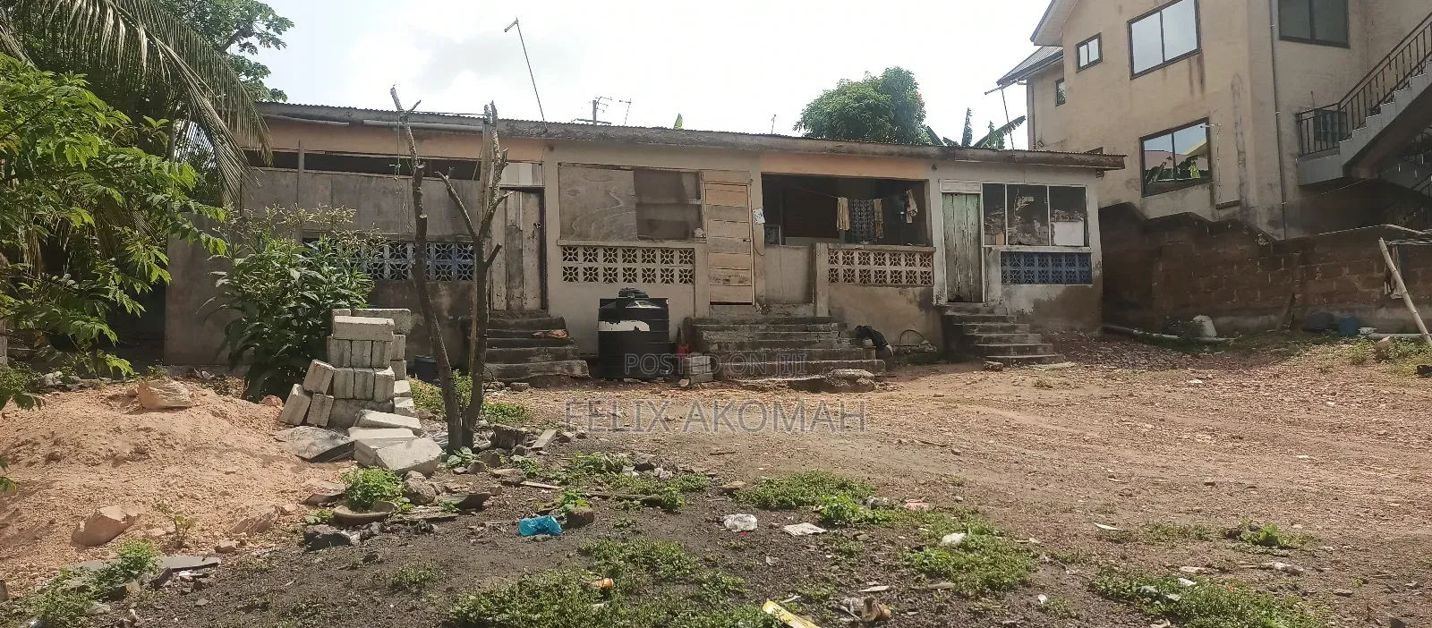 Land for Sale at Gbawe, Agape. It's 103ft X 64ft.