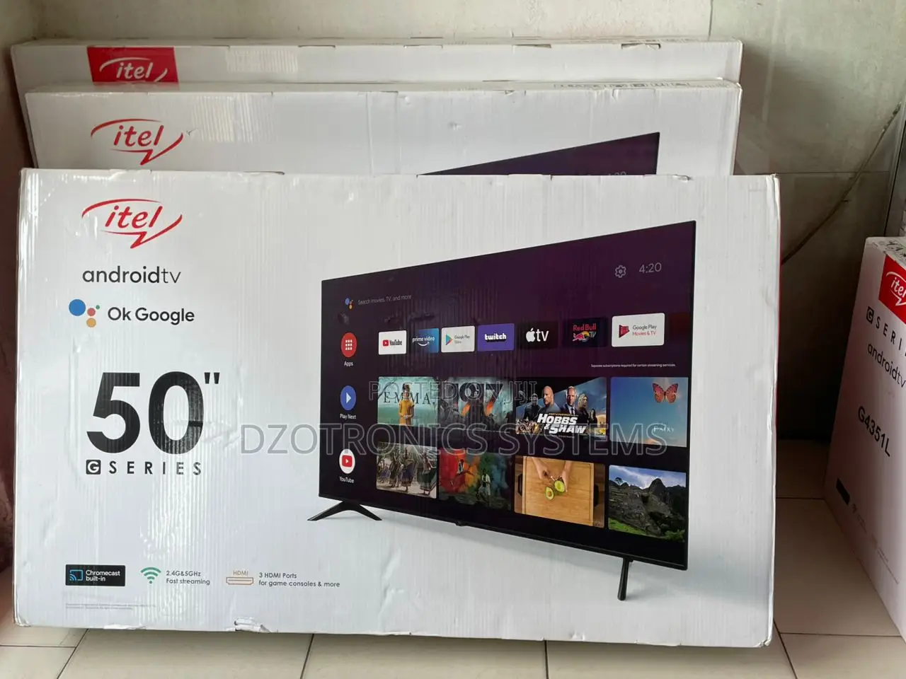 Itel 50" Smart Andriod Tv