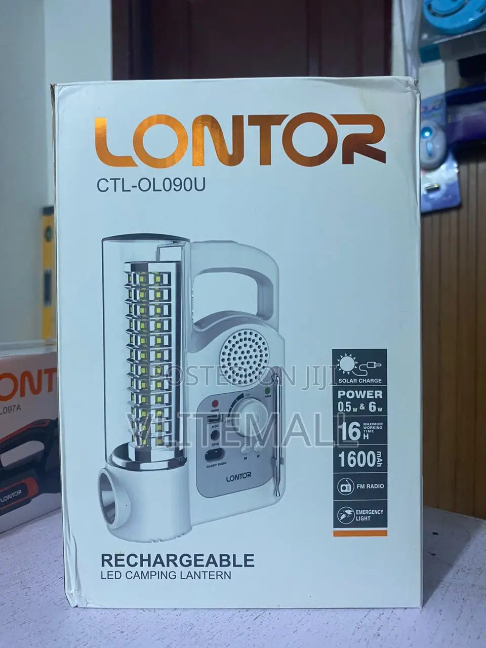 Lontor Rechargeable Lantern With Radio