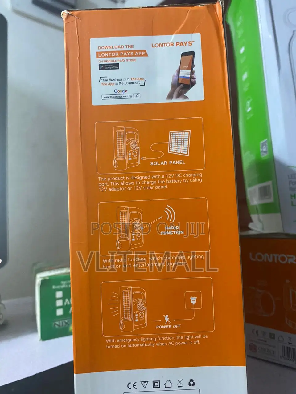 Lontor Rechargeable Lantern With Radio