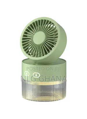 Desktop Air Conditioner Fan Rechargeable Desk Air Humidifier