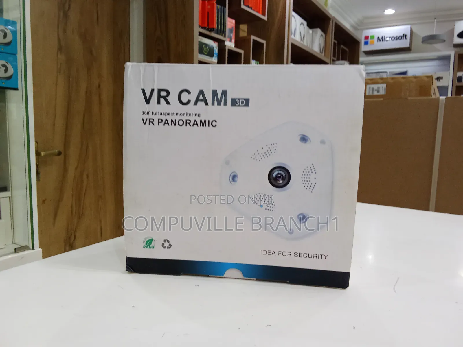 A VR Panoramic 3D Monitoring Cam