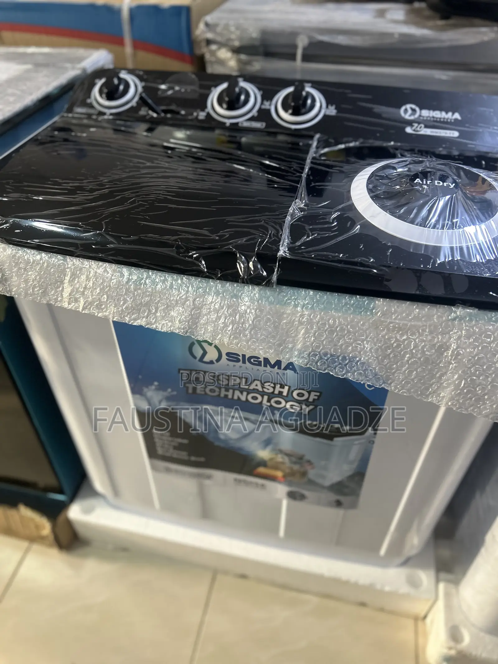 Sigma 7kg Twin Tab Washing Machine