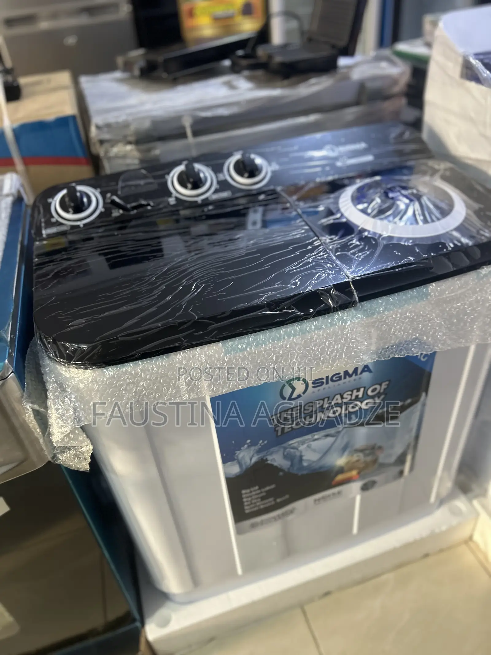 Sigma 7kg Twin Tab Washing Machine