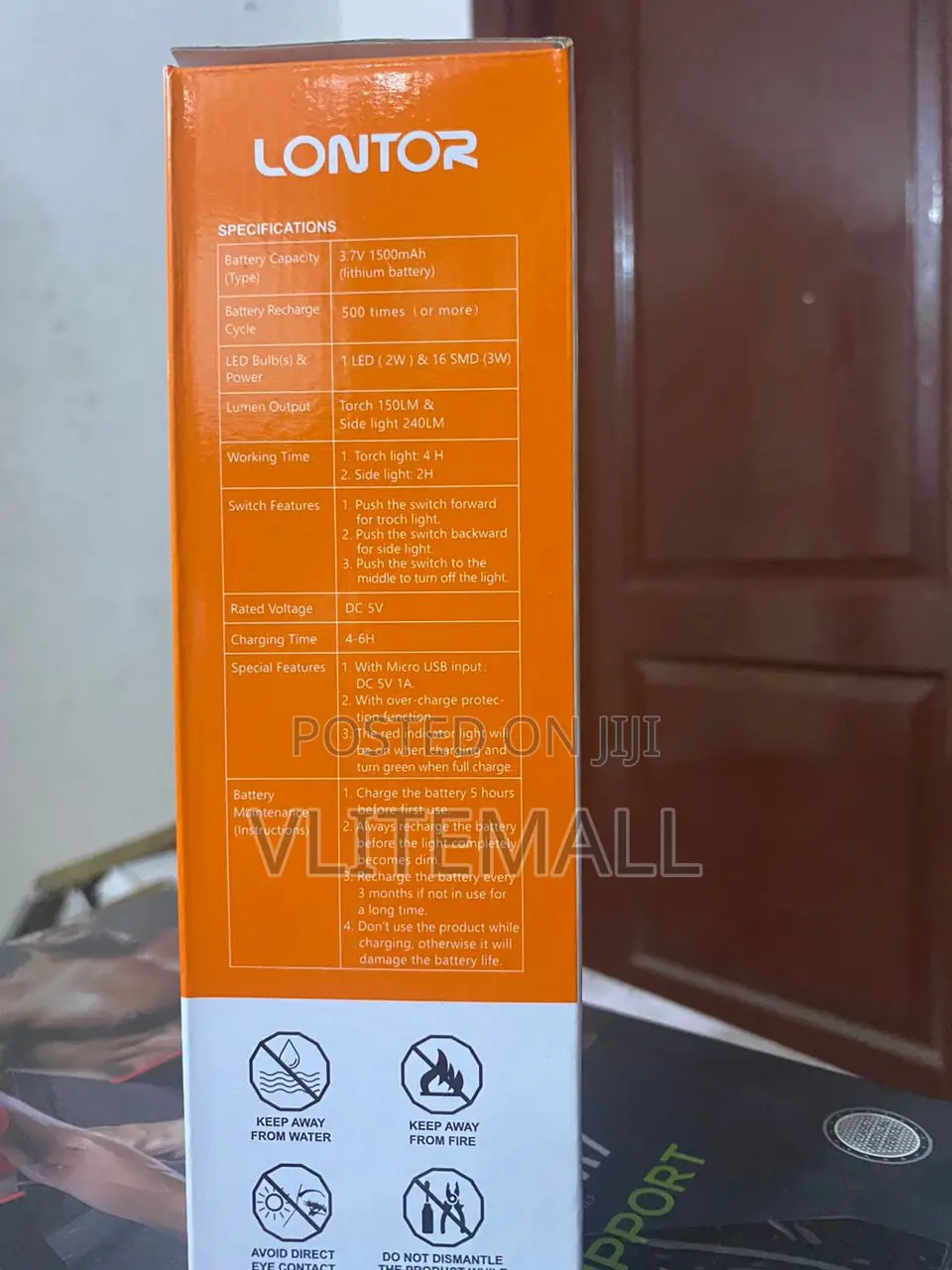 2 Way Lontor Rechargeable Lamp